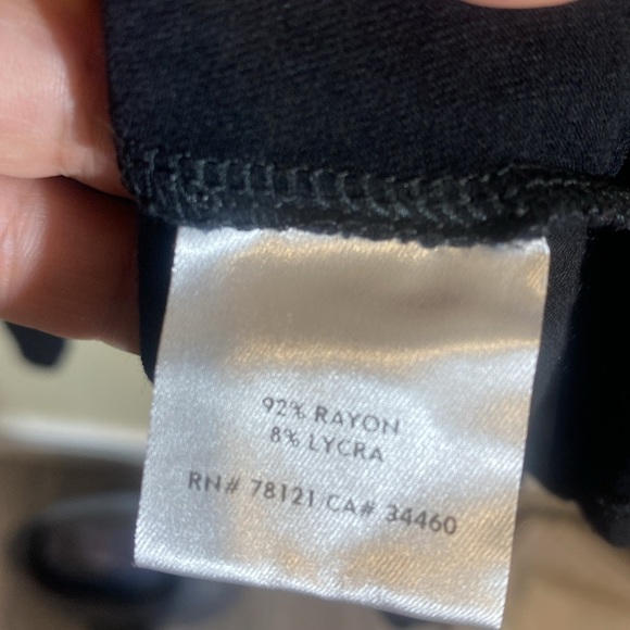 Eileen Fisher Black Rayon Lycra Sleeveless Maxi Dress Small High Low Hem - Picture 4 of 8